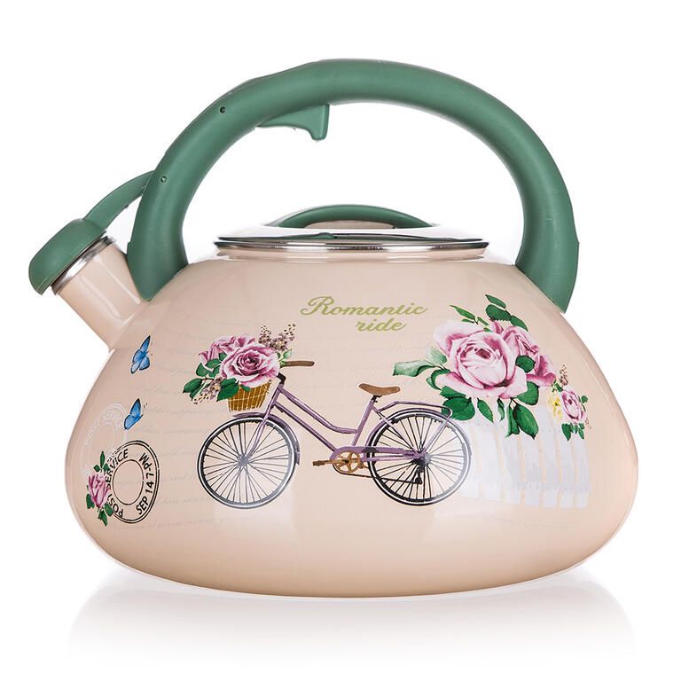 Smaltovaná pískací konvice ROMANTIC RIDE 3 l