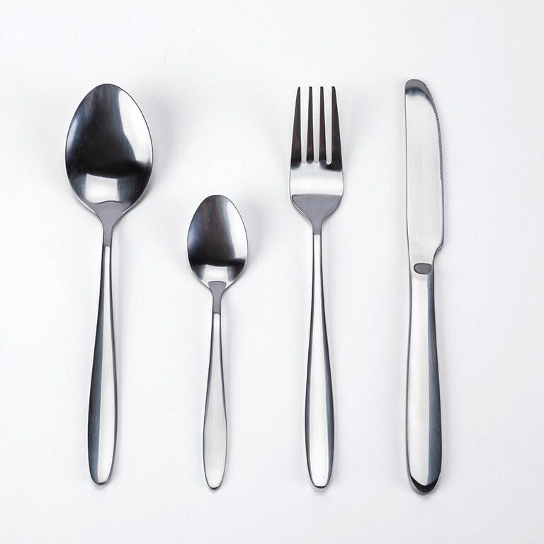 Sada nerezových příborů SILVER 24 ks