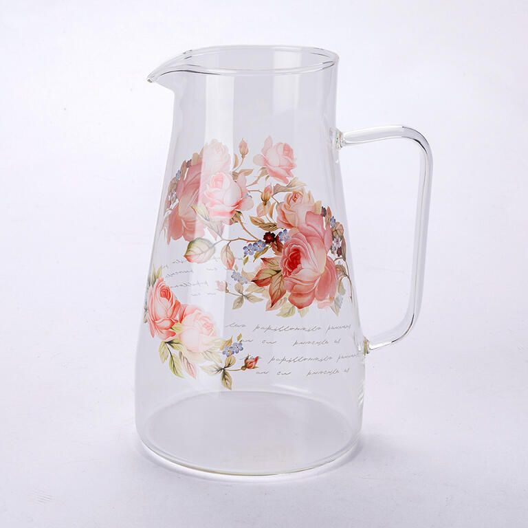 Dzbanek szklany RÓŻE 1450 ml