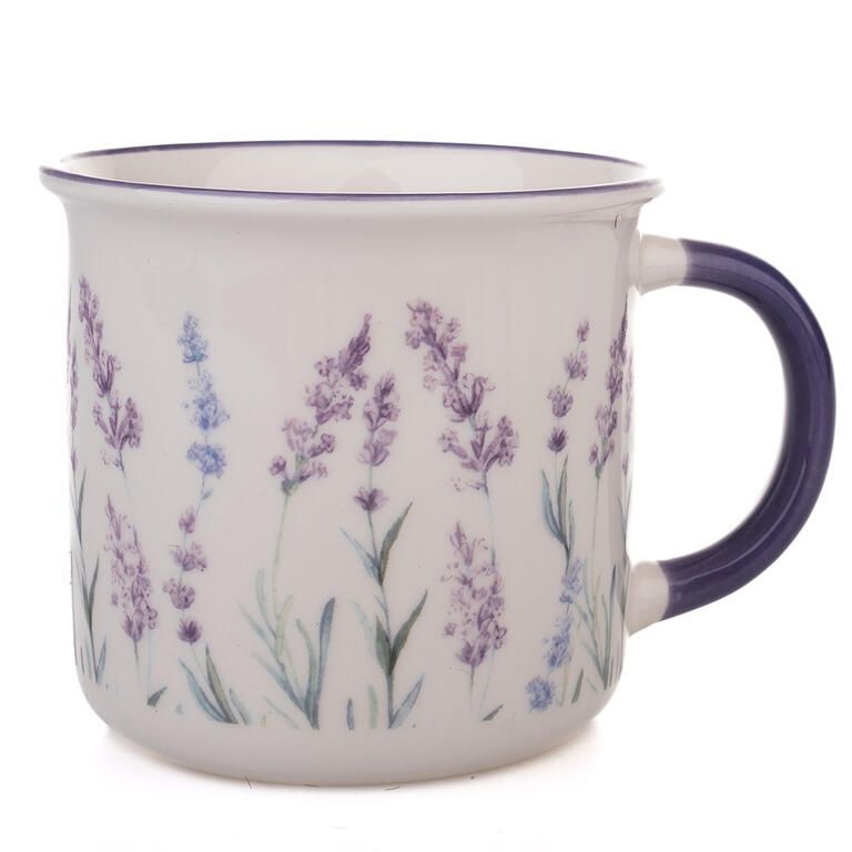 Porcelánový hrnek LEVANDULE 440 ml