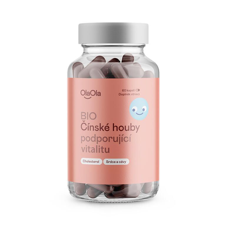 BIO Čínské houby, 60 kapslí