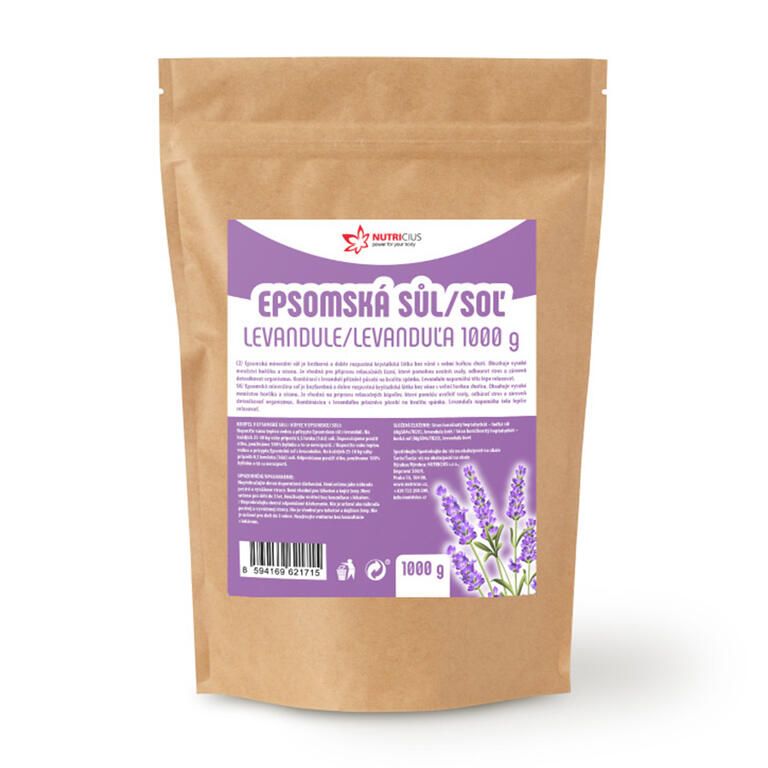 Epsomská sůl LEVANDULE 1000 g
