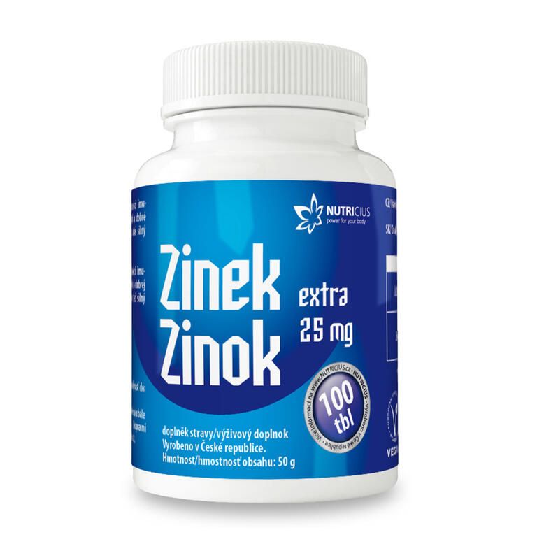 Zinek EXTRA 25 mg 100 tbl.