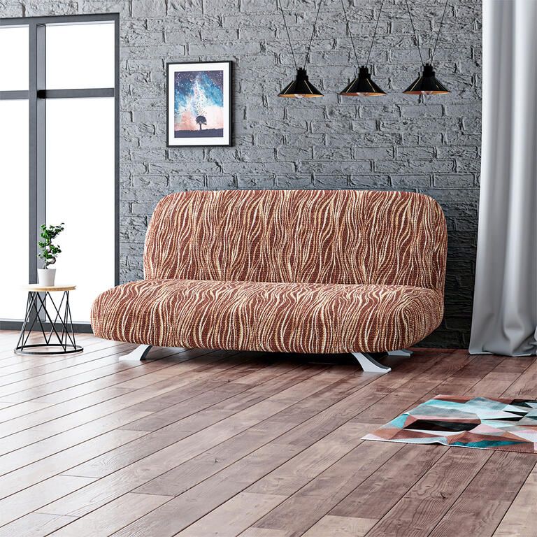 dvojkřeslo s dřevěnými rukojeťmi (š. 80 - 140 cm)