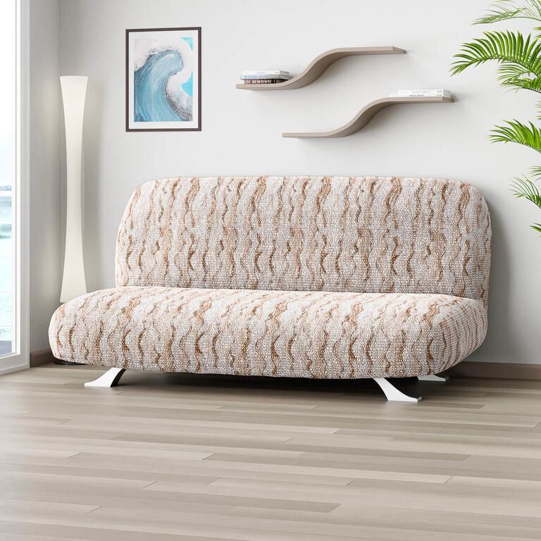 dvojkřeslo s dřevěnými rukojeťmi (š. 80 - 140 cm)