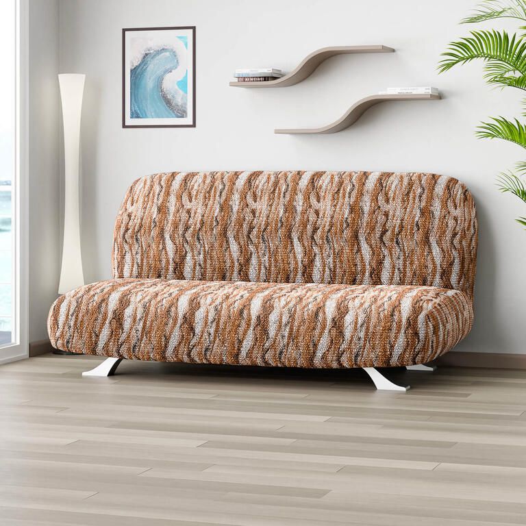 dvojkřeslo s dřevěnými rukojeťmi (š. 80 - 140 cm)