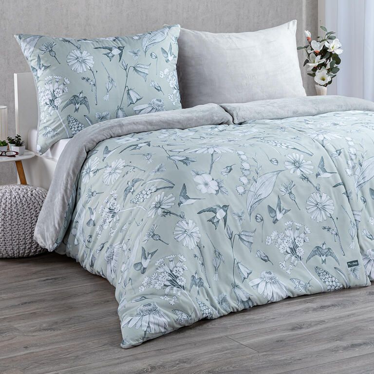 Lenjerie de pat Dual Feel RONDINI verde