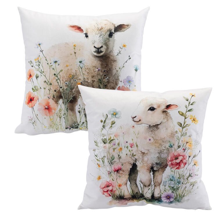 Set de 2 fețe pernuțe MIELUȘEI 40 x 40 cm