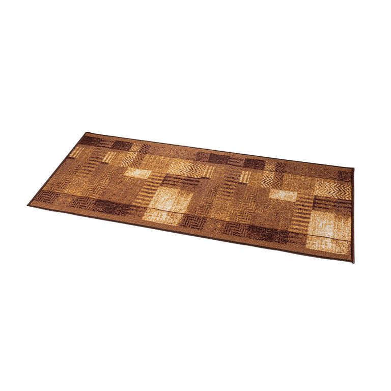 Dywan bieżnik Patchwork brązowy
