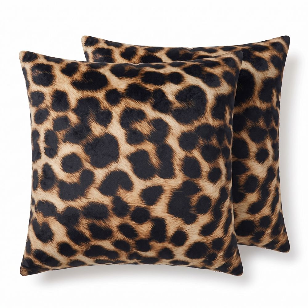 Sada 2 ks povlaků na polštářky LEOPARD GLAMOUR 45 x 45 cm