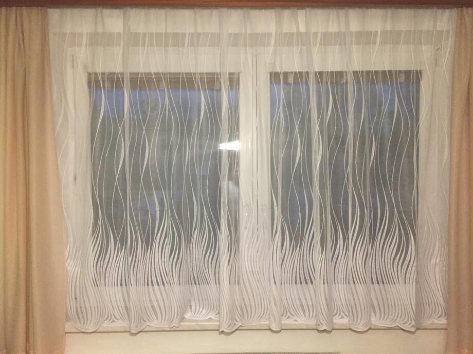 Hotová žakárová záclona KAROLÍNA 350 x 160 cm - galerie #3
