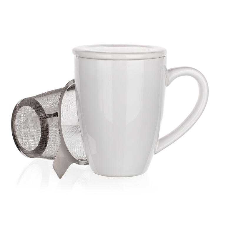 Banquet Keramický hrnek s víčkem a nerezovým sítkem BONNET 350 ml - galerie #3