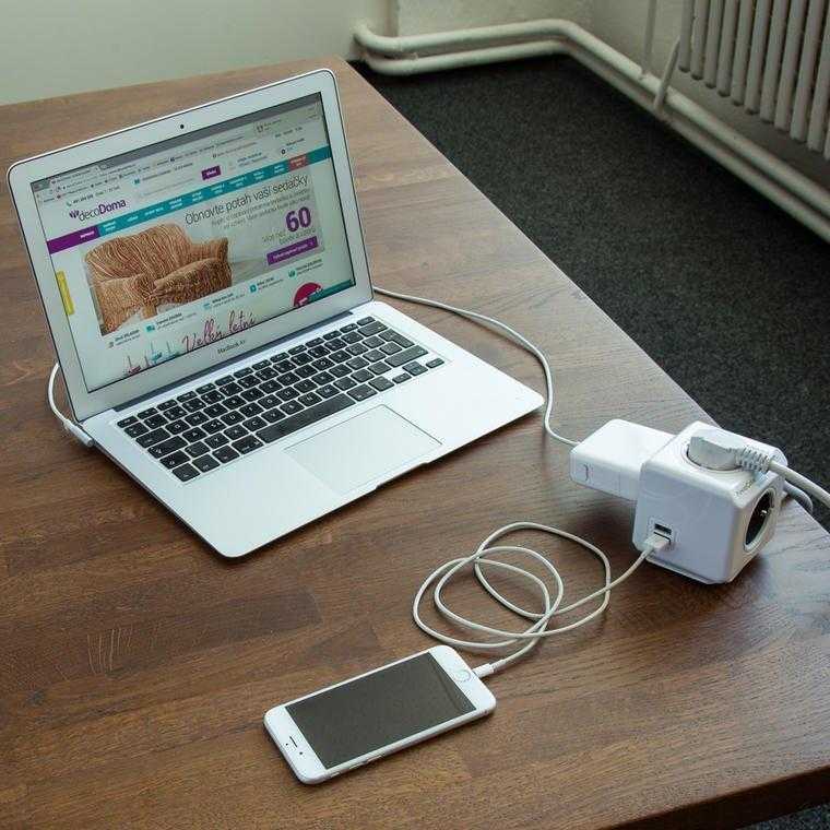 Rozbočovač PowerCube Extended USB šedý - galéria #3
