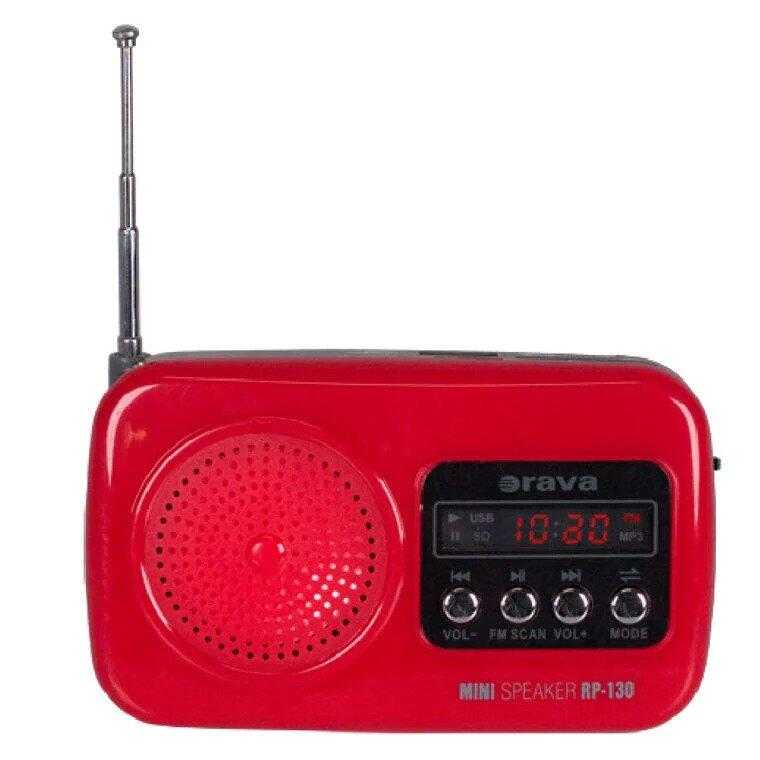 Přenosné radio s USB Orava RP-130 R červené - galerie #1