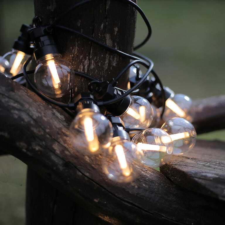 Světelný řetěz s 10 LED žárovkami 8 m - galerie #1