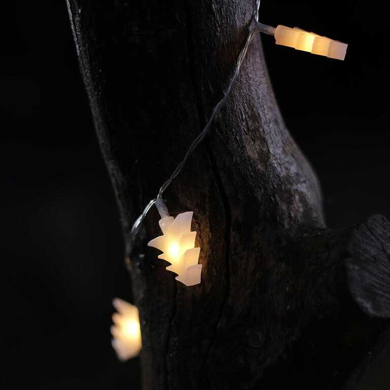 Světelný řetěz s 20 LED stromečky 2,4 m - galerie #2