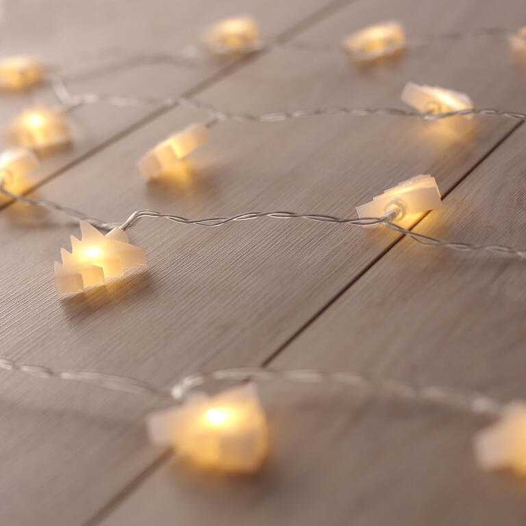 Světelný řetěz s 20 LED stromečky 2,4 m - galerie #3