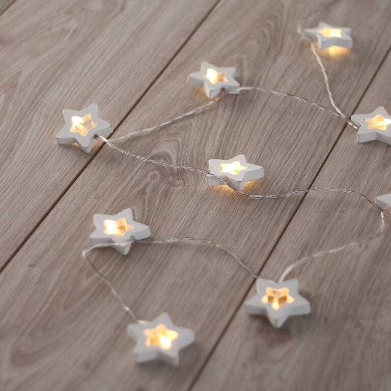 Světelný řetěz WOODENSTAR 10 LED 1,65 m - galerie #1