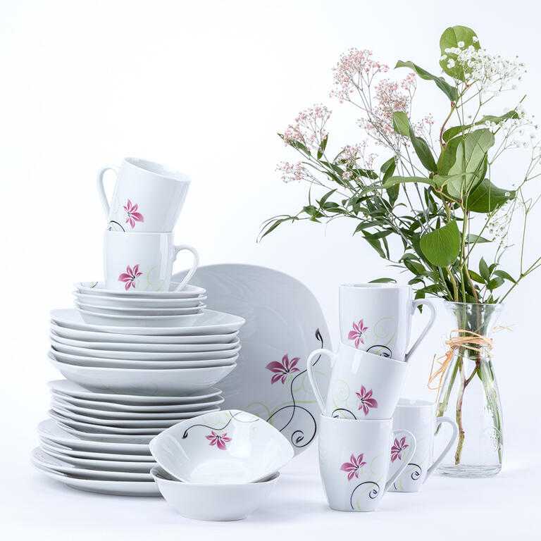 Porcelánová jídelní souprava FIEREZZA 30 ks - galerie #1