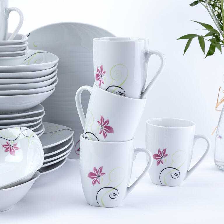 Porcelánová jídelní souprava FIEREZZA 30 ks - galerie #2