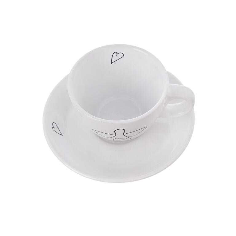Sada hrnečků s podšálkem ANDĚL 90 ml 2 ks - galerie #3
