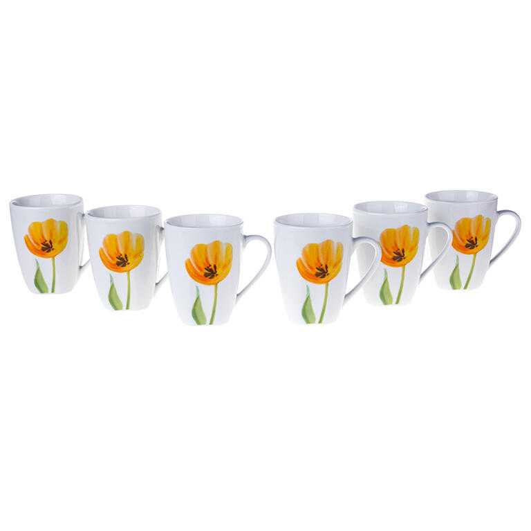 Sada porcelánových hrnků TULIP 310 ml 6 ks - galerie #2