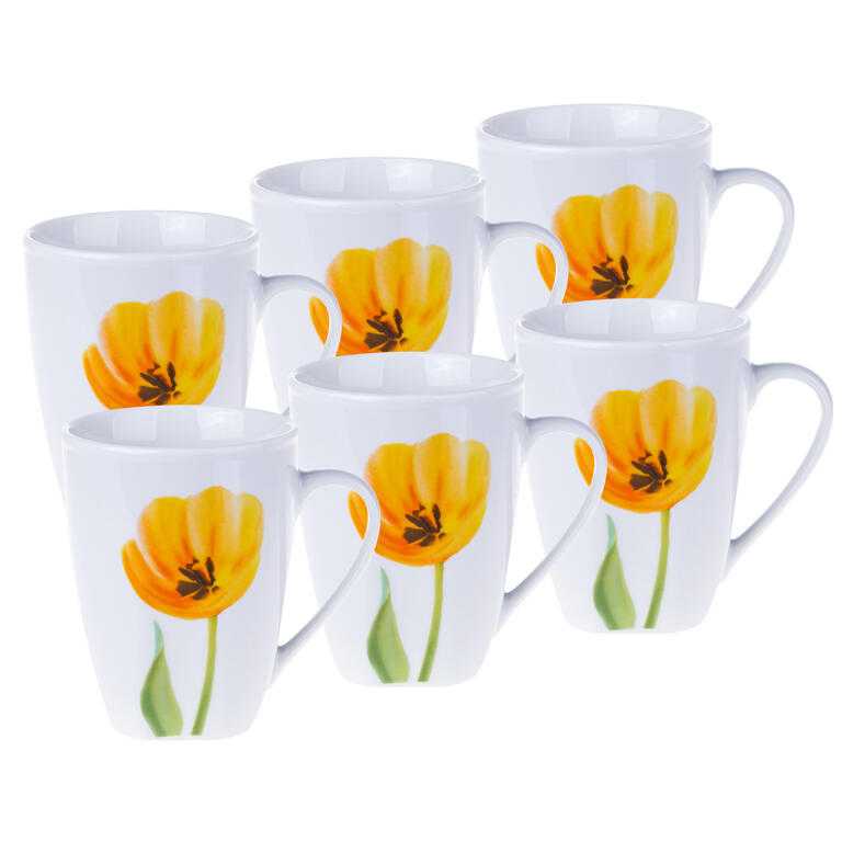 Sada porcelánových hrnků TULIP 310 ml 6 ks - galerie #3