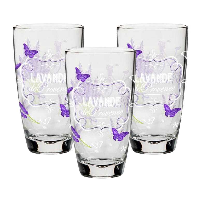 Sada sklenic LAVANDE 370 ml 3 ks - galerie #1