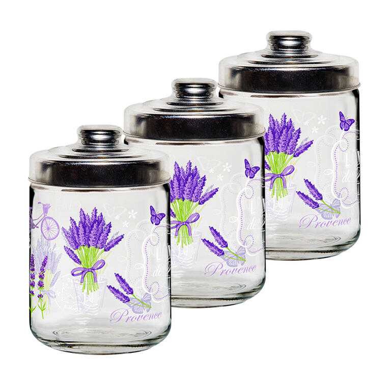 Sada dóz LAVANDE  800 ml 3 ks - galerie #1