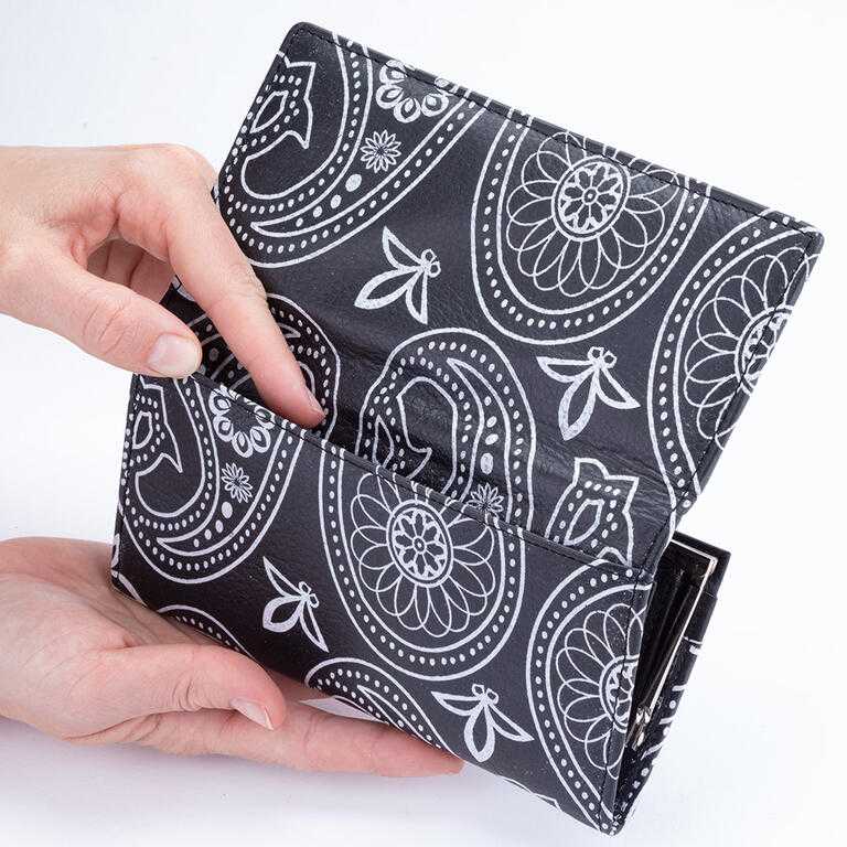 Dámská kožená peněženka ORNAMENT podlouhlá - galerie #4