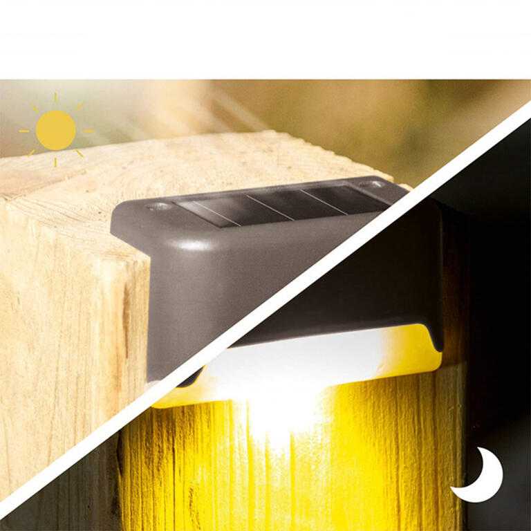 Solární LED světlo na schody či zábradlí, sada 8 ks - galerie #3