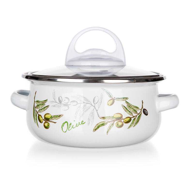 Sada smaltovaných hrncov OLIVES 6 dielov - galéria #3