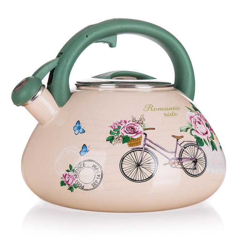 Smaltovaná pískacia kanvica ROMANTIC RIDE 3 l - galéria #1
