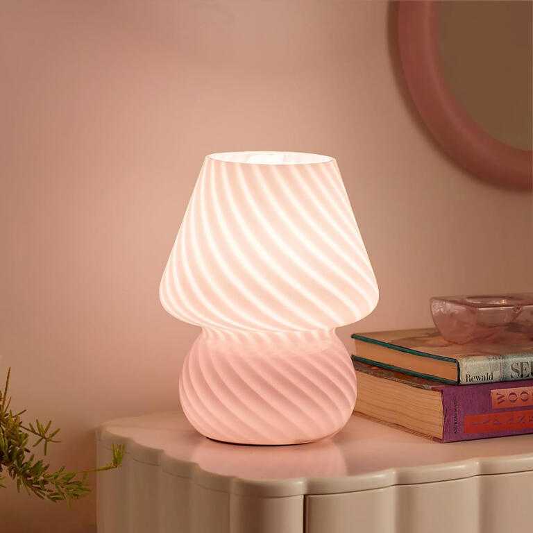 LED stolní lampička růžová - galerie #1