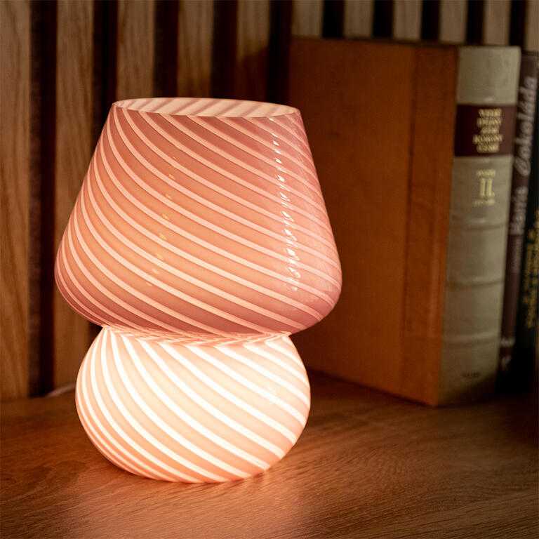 LED stolní lampička růžová - galerie #2