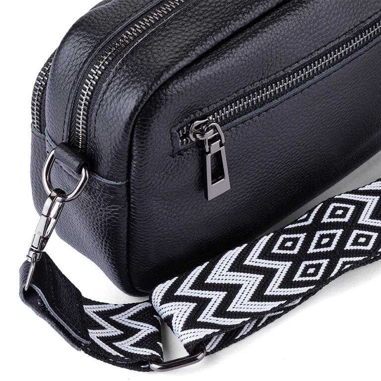 Dámska malá crossbody kabelka čierna - galéria #2
