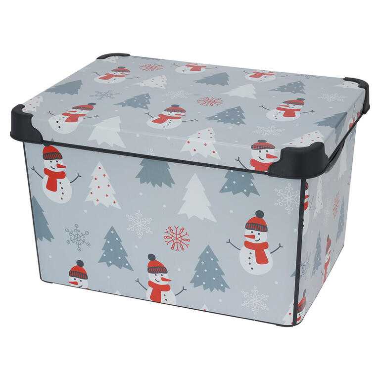Úložný box s víkem VÁNOCE assort 22 l - galerie #2