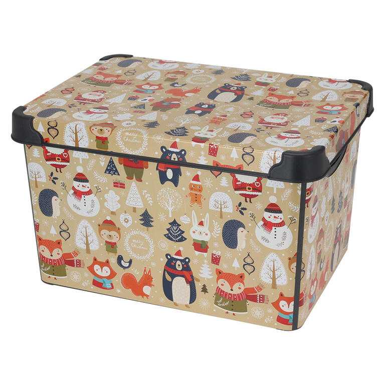 Úložný box s víkem VÁNOCE assort 22 l - galerie #3