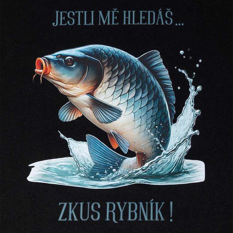 Tričko s rybářským motivem - galerie #1