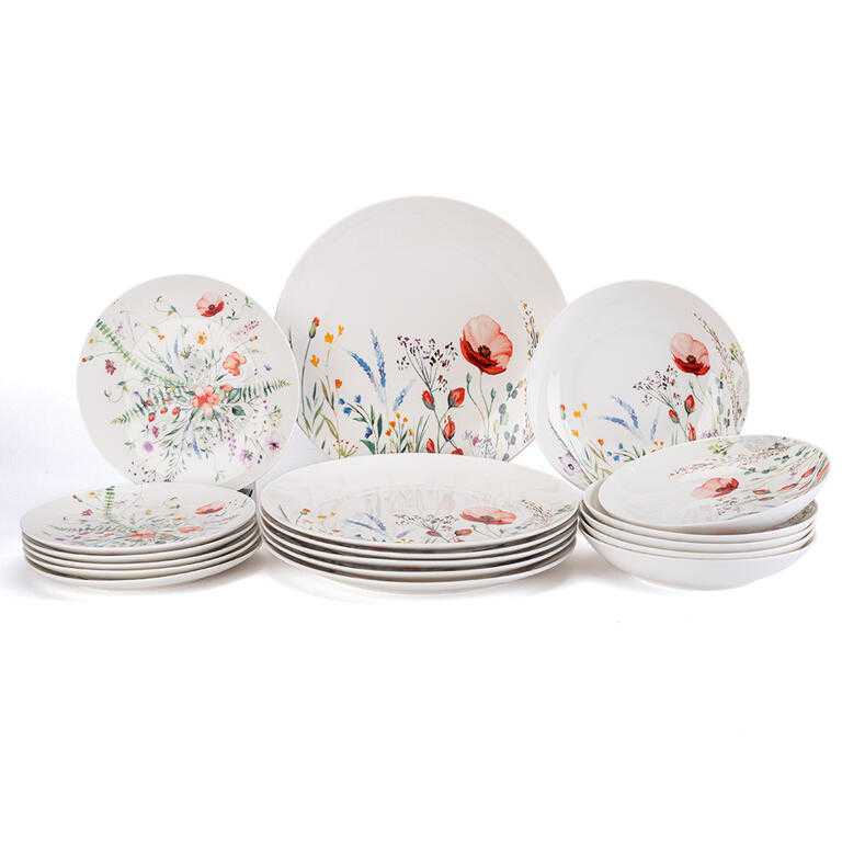 Porcelánová sada talířů MÁK 18 ks - galerie #5