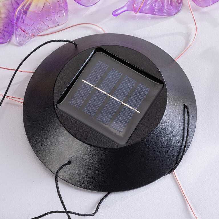 Barevná solární LED dekorace DUHOVÍ MOTÝLCI - galerie #3