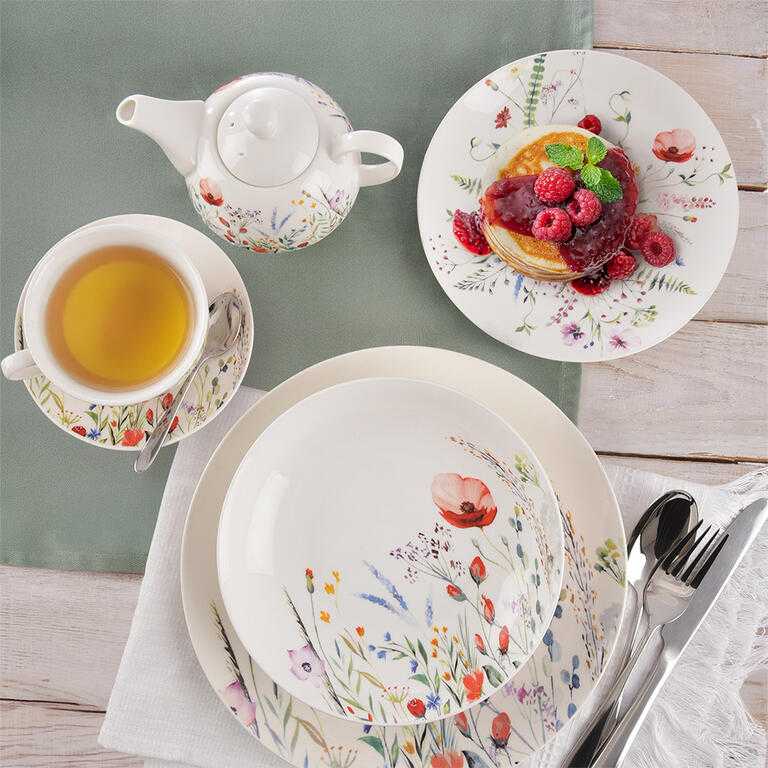 Porcelánový hluboký talíř MÁK   20,5 cm - galerie #3