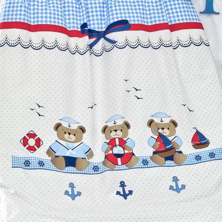 Detské bavlnené obliečky do postieľky Sailor - galéria #2