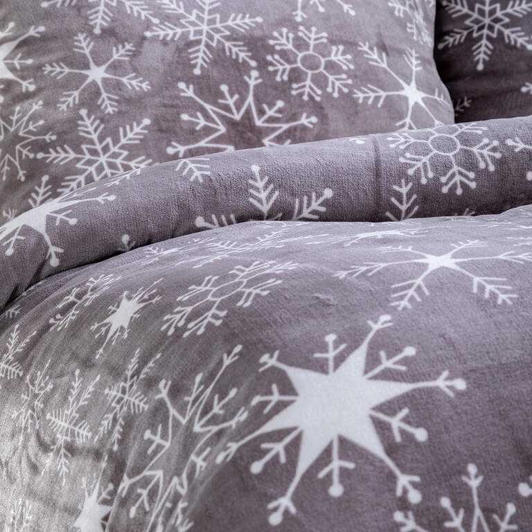 Posteľná bielizeň z mikroflanelu SNOWY - galéria #2
