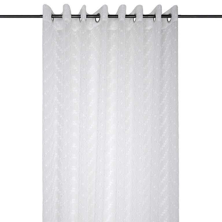 Voálová záclona na francúzske okno DESIGN XXL 290 x 260 cm - galéria #1