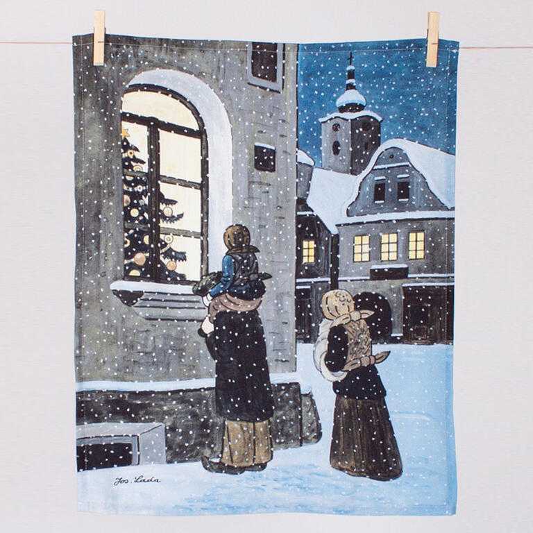 Bavlněné utěrky Matějovský LADA Ladovská zima 50 x 64 cm 2 ks - galerie #2