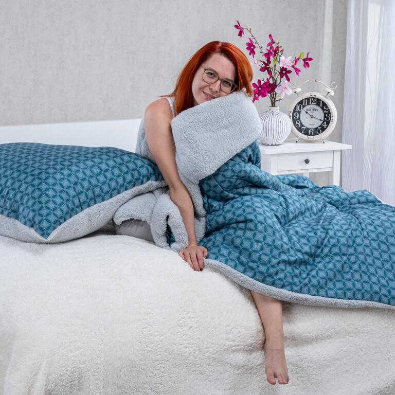 Set matlasat cu blăniţă Dual Feel ANABEL 3 buc - galerie #1