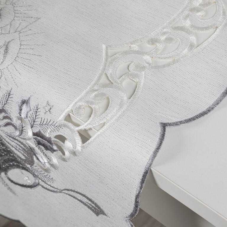 Vánoční běhoun s výšivkou SVÍCE SE ZVONKY 40 x 110 cm - galerie #2