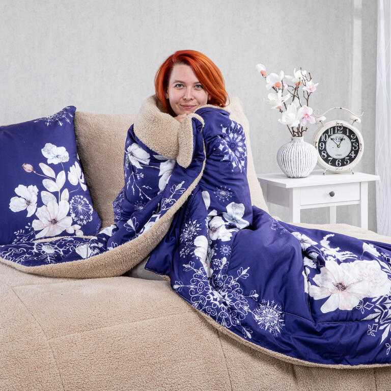 Prošívaná beránková souprava Dual Feel   FLORENCE 3 ks - galerie #1