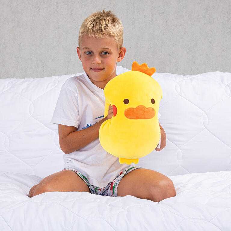 Detský tvarovateľný squish vankúšik KURIATKO 40 cm - galéria #4